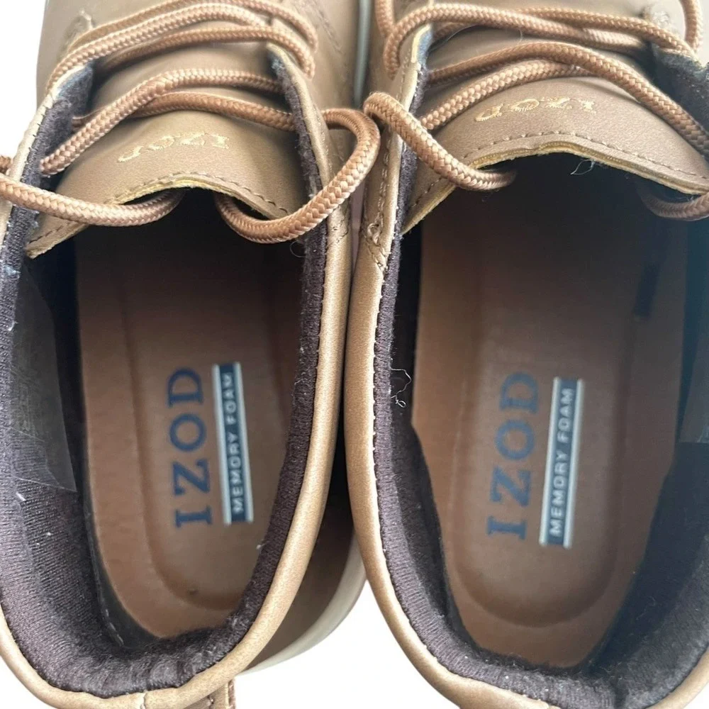 IZOD Men's Palmer Chukka Memory Foam‎ Boot Lace-UP Brown Size 8 M